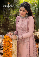 Asim Jofa Shadow Work '23 Ajsw-29 Embroidered Lawn Silk 3 Pcs