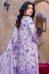 Rut Rang By Riaz Arts Unstitched 3 Piece Digital Print Emb Suit-D-04