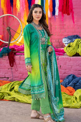 Monsoon Chunri By Al Zohaib Unstitched 3 Piece Digital Printed Lawn Suit-MSH-09