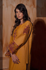 Aayra Stitched Winter Collection'2025-Ay1141 - Saffron grace 3pc