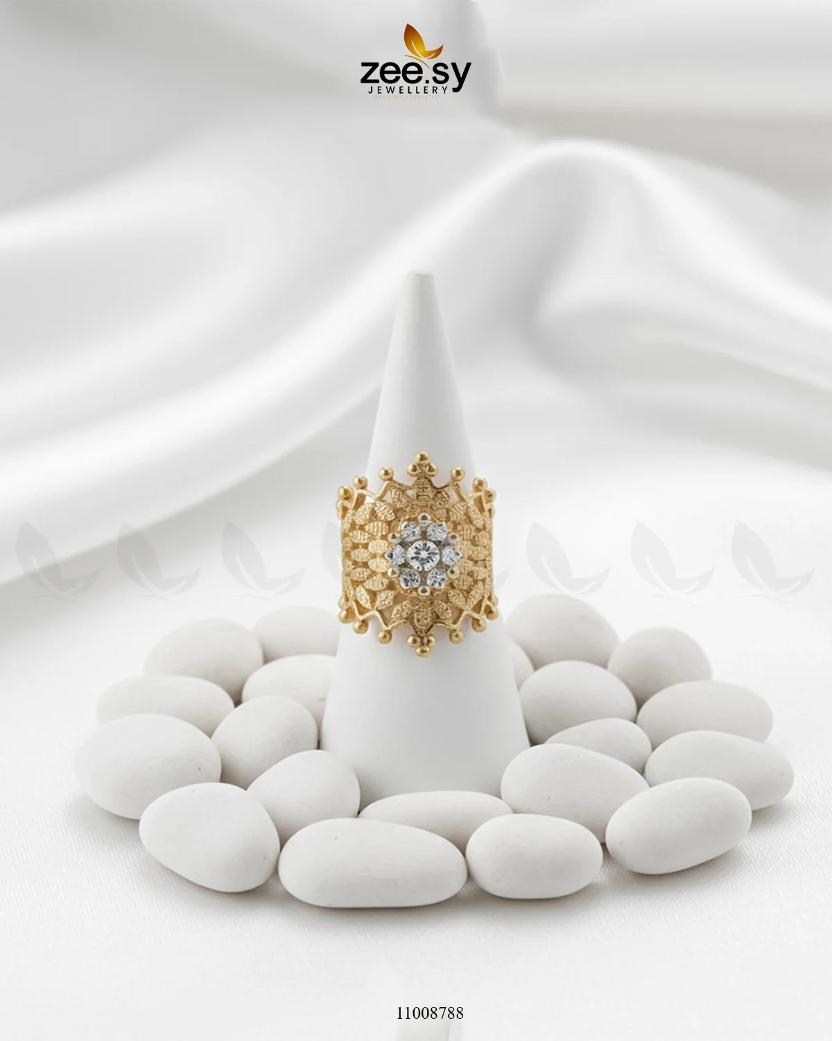 Crown Ring-8290 - Zeesy Jewellery