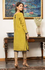 Joy Pret By Zaaviay Stitched Sabz Roshan (Kurti Only)