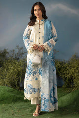 Butterfly By Riaz Arts Unstitched 3 Piece Emb Lawn Suit-D-04