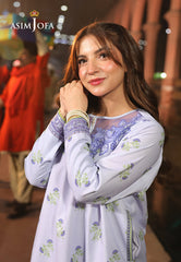 Asim Jofa Eid Signature Ajubf-27 Printed Embroidered Lawn 2 Pcs