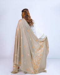 Ayla Studio Embroidered Pashmina Shawl-Inara