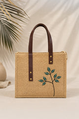 Fineur HandCarry Tote Bag Willow - Hand Embroidered