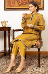 Joy Pret By Zaaviay Stitched Marigold (Two Piece)