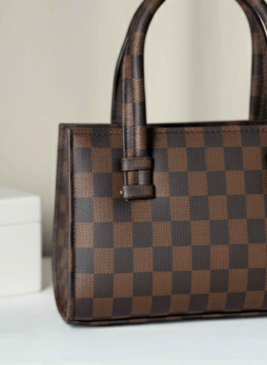 Checkered Style Handbag Design for women 2026