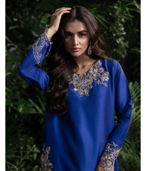 Luna By Mariam Malik Stitched 2 Piece Luxe Silk Pret Collection'2025-LUNA- Luxury Pret'24  - 2