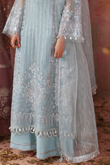 Tara By Sardinia Unstitched 3 Piece Wedding Collection-Azure