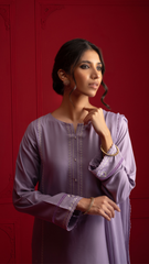Signature By Najia Zia Stitched 2 Piece Winter Collection'2025-Lavender
