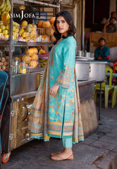 Asim Jofa Arabic Lawn Ajpl-02 Printed Arabic Lawn 3 Pcs