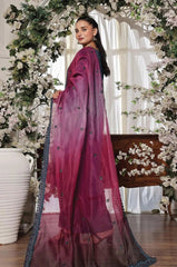 Dressline New Semi Stitched 3 Pcs Premium Dyed Lawn Fancy Full Chikankari With Sequence Emb Collection