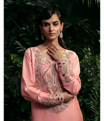 Luna By Mariam Malik Stitched 2 Piece Luxe Silk Pret Collection'2025-LUNA- Luxury Pret'24  - 5