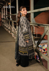 Asim Jofa Eid Signature Ajubf-51 Printed Embroidered Lawn 3 Pcs