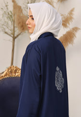 Abaya.Pk Majestic Azure Abaya