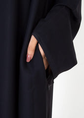 Abaya.Pk Black Basic Front-Closed Abaya