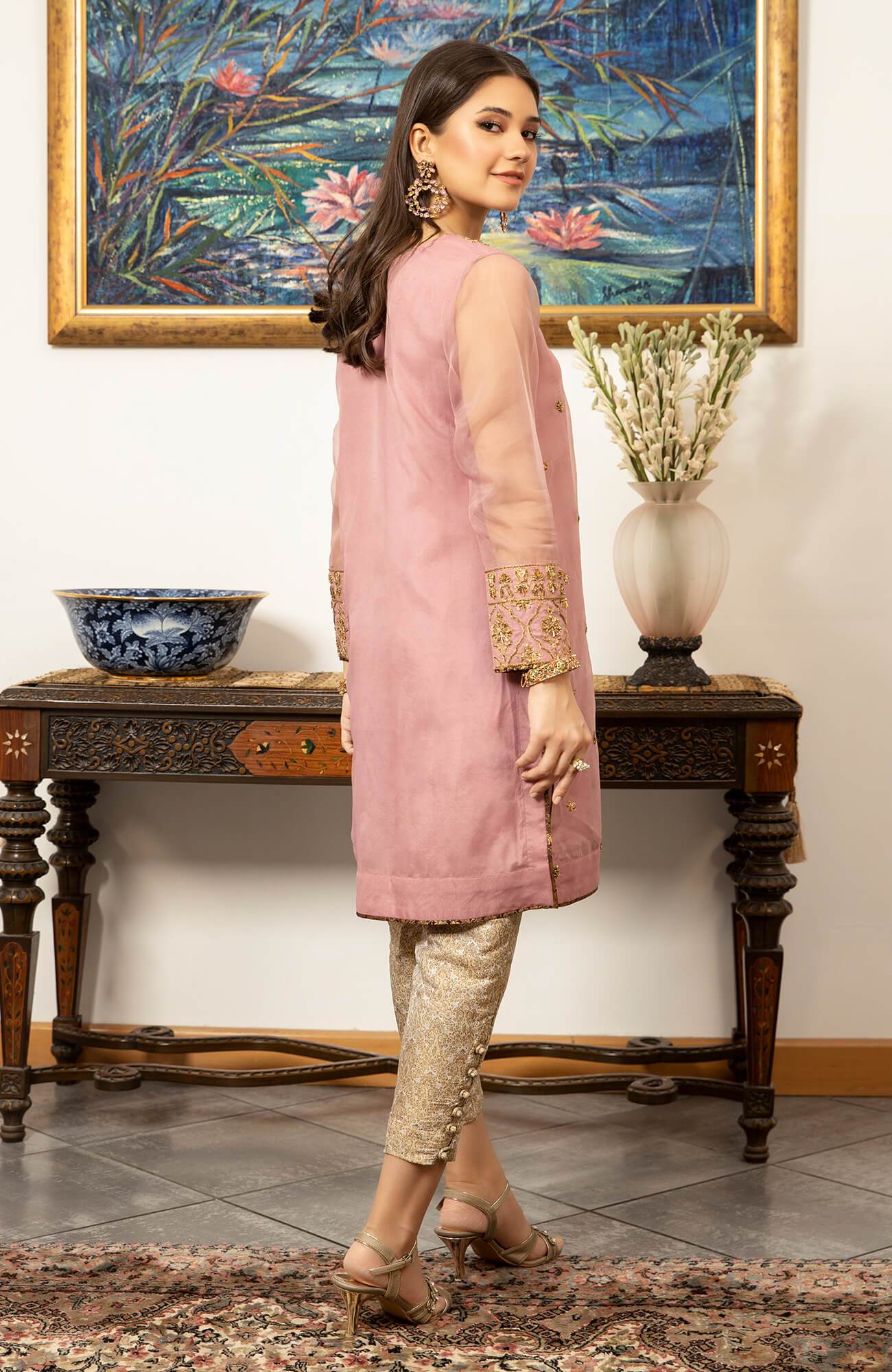 Joy Pret By Zaaviay Stitched Soorti (Kurti Only)