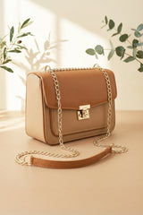Fineur Bella Chain Shoulder Bag - Mustard