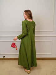 TNG Nyra 2 Piece Green Kalidaar Shirt Trouser Collection'2024