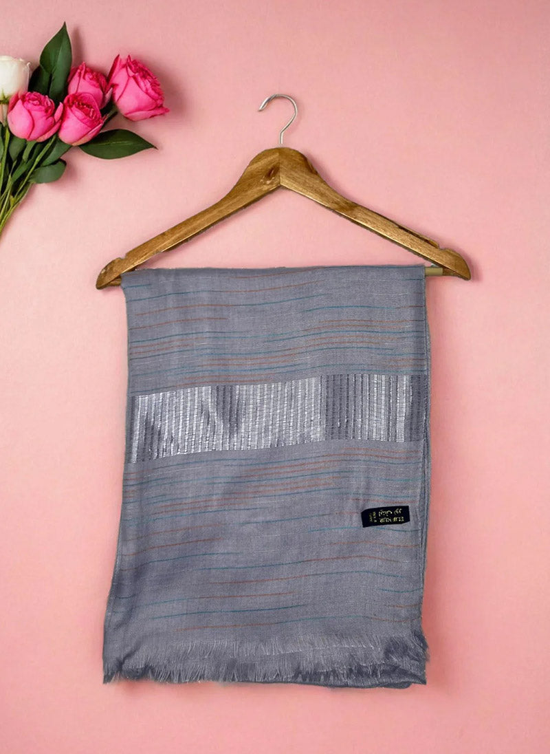 Hijab Ul Hareem Solid Stripe Hijab