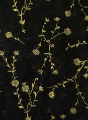 Hijab Ul Hareem Gold Foil Floral Hijabs