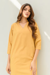 Kesori By Suitsu Stitched Co Ords Collection-Summer Gold-2 Piece Set