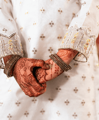 Kaanthaa Stitched 2 Piece Organza Jamawar Formals Kids Suit-Raj Hans Stitched (2-Piece)