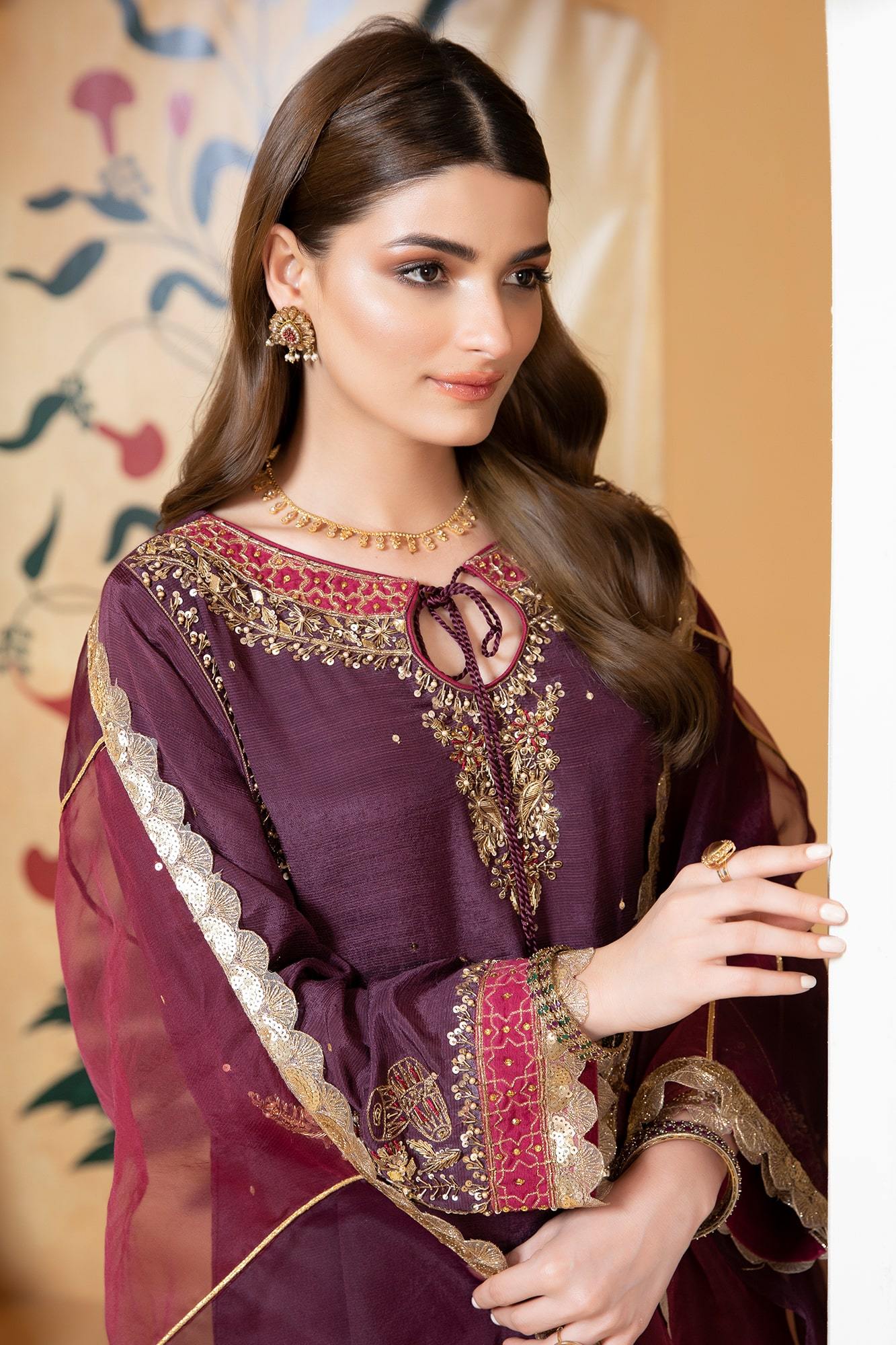 Zaaviay Eid Ul Adha Stitched Ranjhana (Three Piece)