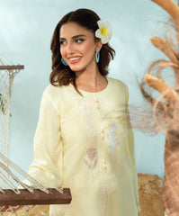 Monsoon By Kaanthaa Stitched 2 Piece Summer Suit-Sunlit Drizzle