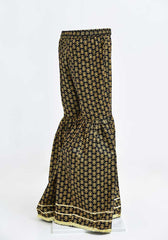 Cotton Printed Gharara - Wear Ochre