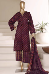 Sada Bahar Stitched 3 Piece Printed Lawn Vol-06 Suit-PR-504-Purple