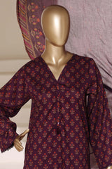 Sada Bahar Stitched 3 Piece Printed Lawn Vol-06 Suit-PR-504-Purple