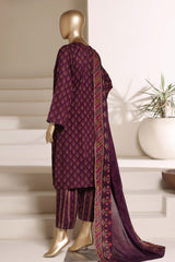 Sada Bahar Stitched 3 Piece Printed Lawn Vol-06 Suit-PR-504-Purple