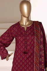 Sada Bahar Stitched 3 Piece Printed Lawn Vol-06 Suit-PR-508-Magenta