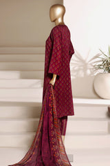 Sada Bahar Stitched 3 Piece Printed Lawn Vol-06 Suit-PR-508-Magenta
