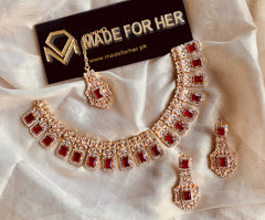Made For Her-Zircon Style Necklace - KAHD091