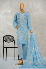 Aashkaar By HZ Stitched 3 Piece Emb Lawn Vol-06 Suit-LPE-514