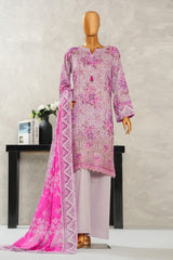 Aashkaar By HZ Stitched 3 Piece Emb Lawn Vol-06 Suit-LPE-519