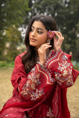 Mehru By Zebtan Unstitched 3 Piece Luxury Lawn Spring Suit-Mehru MZ-06