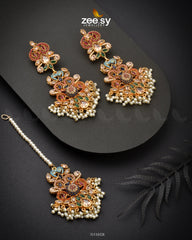 Liora Earrings Champagne Multi - Zeesy Jewellery