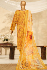 HZ Stitched 3 Piece Chikankari Cambric Collection'2025-LPK-3P-521