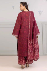 Zellbury Unstitched 3 Piece Lawn Vol-07 Suit-WUS-30524