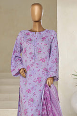 Sada Bahar Stitched 3 Piece Printed Lawn Vol-05 Suit-PR-5276-L.Purple