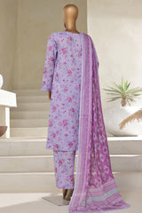 Sada Bahar Stitched 3 Piece Printed Lawn Vol-05 Suit-PR-5276-L.Purple