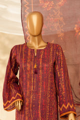 HZ Stitched 3 Piece Chikankari Cambric Collection'2025-LPK-3P-529