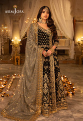Asim Jofa Shehnai Festive Ajsh-08 Embroidered Chiffon 3 Pcs
