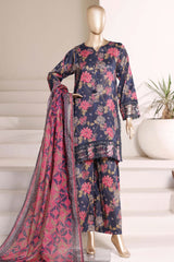 Malika By Sada Bahar Stitched 3 Piece Festive Emb Lawn Vol-02 Suit-D-5360-BLUE