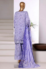 Malika By Sada Bahar Stitched 3 Piece Viscose With Farshi Shalwar Vol-02 Collection'2025-MVF-542-Purple