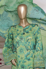 Aashkaar By HZ Stitched 3 Piece Emb Cotton Lawn Vol-07 Suit-LPE-543